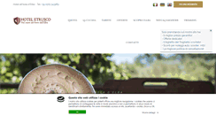 Desktop Screenshot of hoteletrusco.com